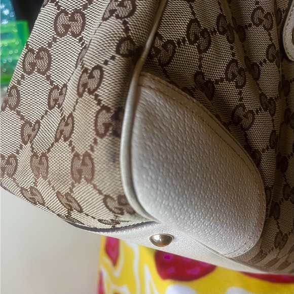 GUCCI Ribbon GG Pattern Tote - Picture 12 of 17